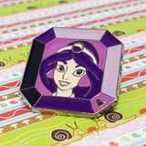 Jasmine Princess Enamel Pin | Aladdin Disney Lapel Pin - Vintage Radar