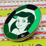 Princess Ariel Disney Enamel Pin | Green The Little Mermaid Disney Pin - Vintage Radar