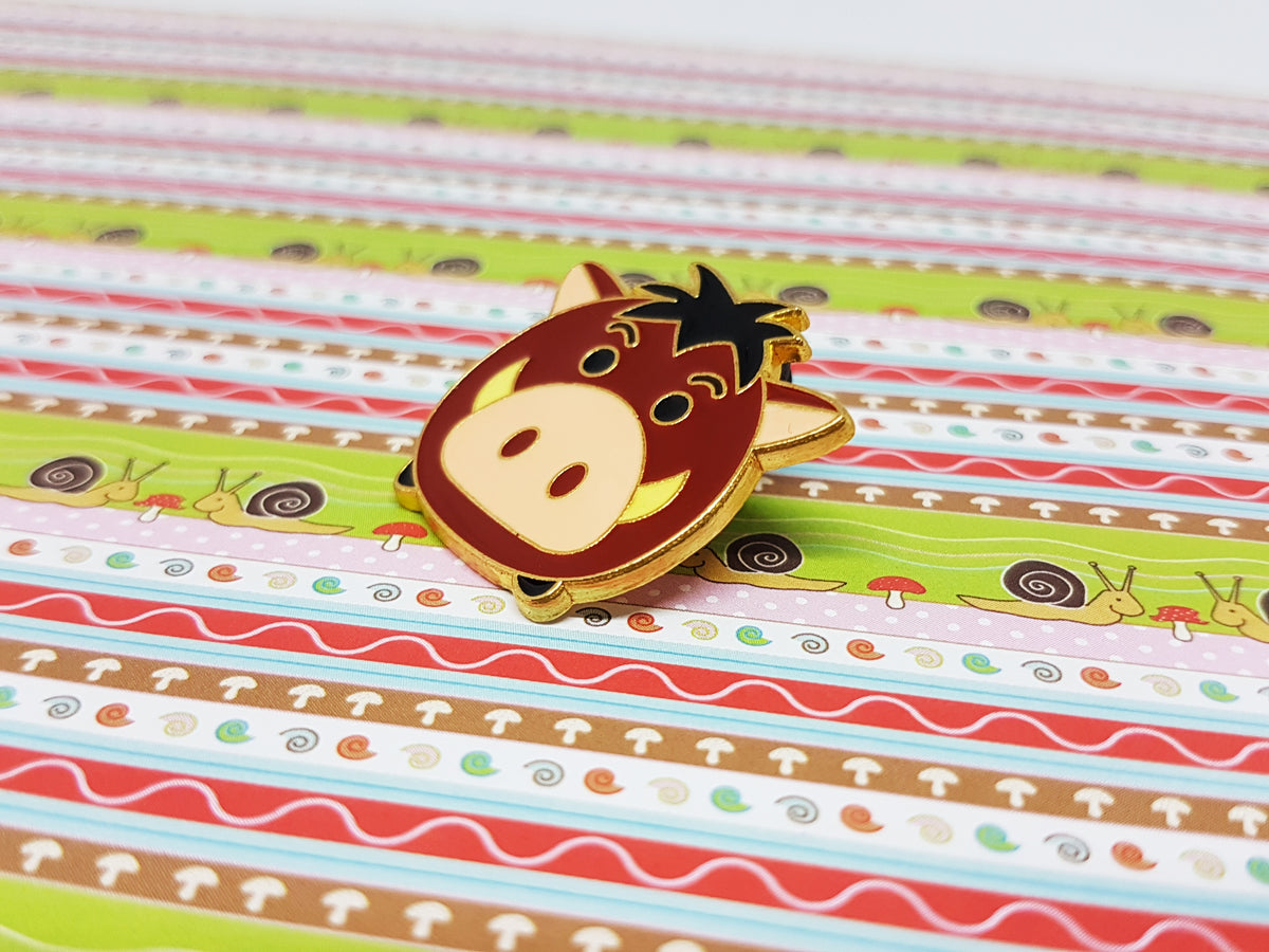 Pumbaa Disney Enamel Pin | The Lion King | Vintageradar.com – Vintage Radar