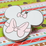Minnie Mouse Rose Disney PIN | Mignonne Minnie Mouse Pin d'émail de tête d'oreilles