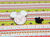 Minnie Mouse Rosa Disney Pin | Süß Minnie Mouse Ohrenkopf Emaille Pin