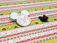 Minnie Mouse Rosado Disney Pin | Lindo Minnie Mouse Pin de esmalte de cabeza de orejas