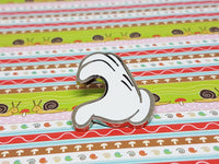 Raro Mickey Mouse Pin manuale | Mickey Mouse Disney PIN di bavaglio: guanto destro