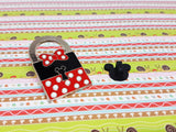 Padlock Minnie Mouse Enamel Pin | Disney Lapel Pin - Vintage Radar