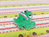 Green Frog Enamel Pin | Disney Lapel Pin - Vintage Radar