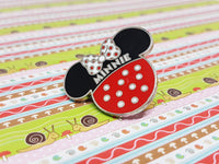 Minnie Mouse Polkadot Lapel Pin | Disney Enamel Pin - Vintage Radar