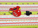 Red Mickey Mouse Enamel Pin | Disney Lapel Pin - Vintage Radar