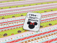 I'll Be Your Minnie Lapel Pin | Disney Enamel Pin - Vintage Radar