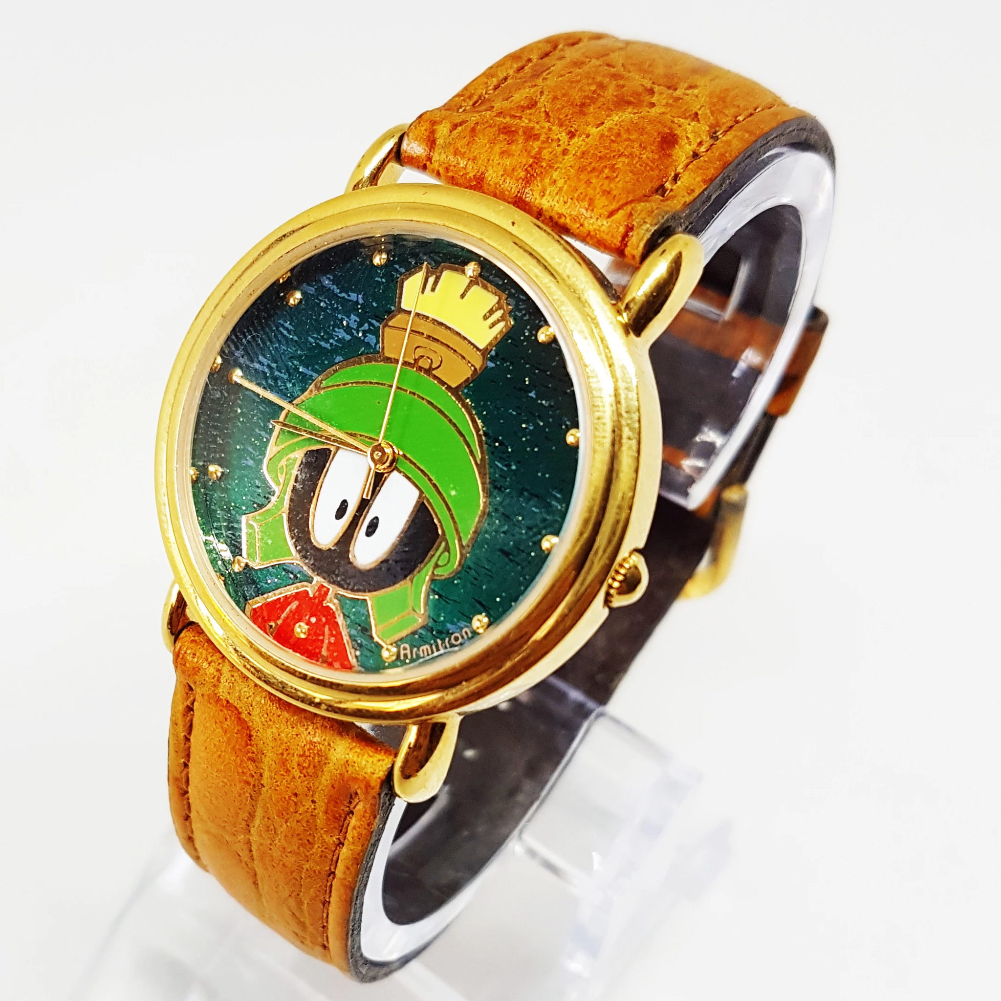 Group of Vintage watches looney tunes/disney Mickey Marvin the Martian Rare 1998 Vintage Marvin the Martian Musical Watch | 1990s  main image 3