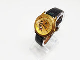 Mickey Mouse Disney watch for men and women | Gold Skeleton Watch - Vintage Radar