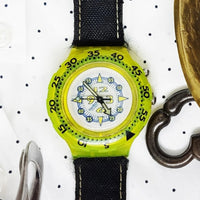 1994 FLUOSCOPE SDJ900 Scuba Swatch | Vintage Swatch Watch - Vintage Radar