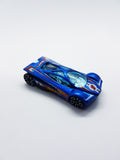 2001 Hot Wheels Sling Shot | Metallic Blue Racing Vintage Toy Car - Vintage Radar