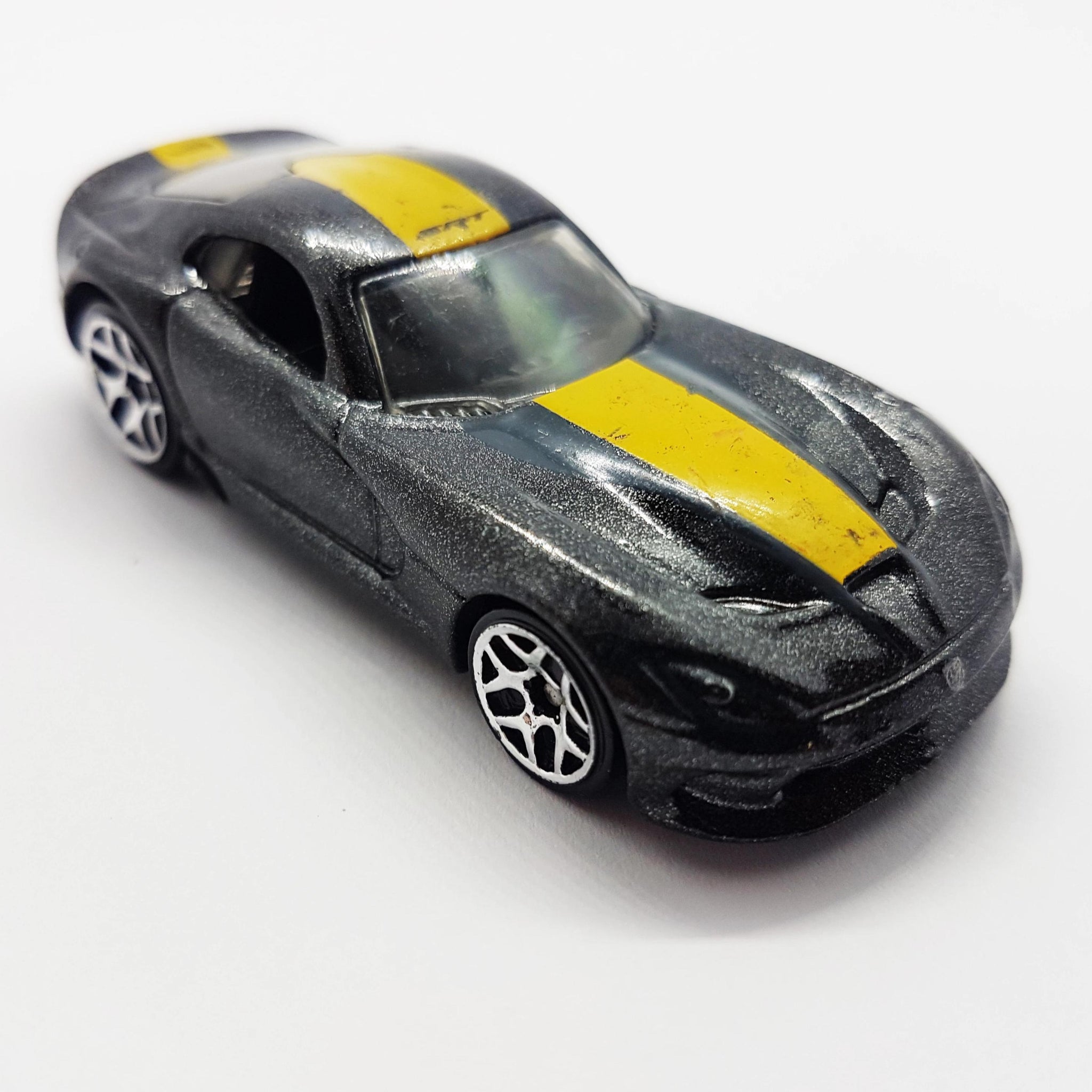 Hot Wheels Dodge Viper 2013 | Black Yellow Vintage Miniature Toy