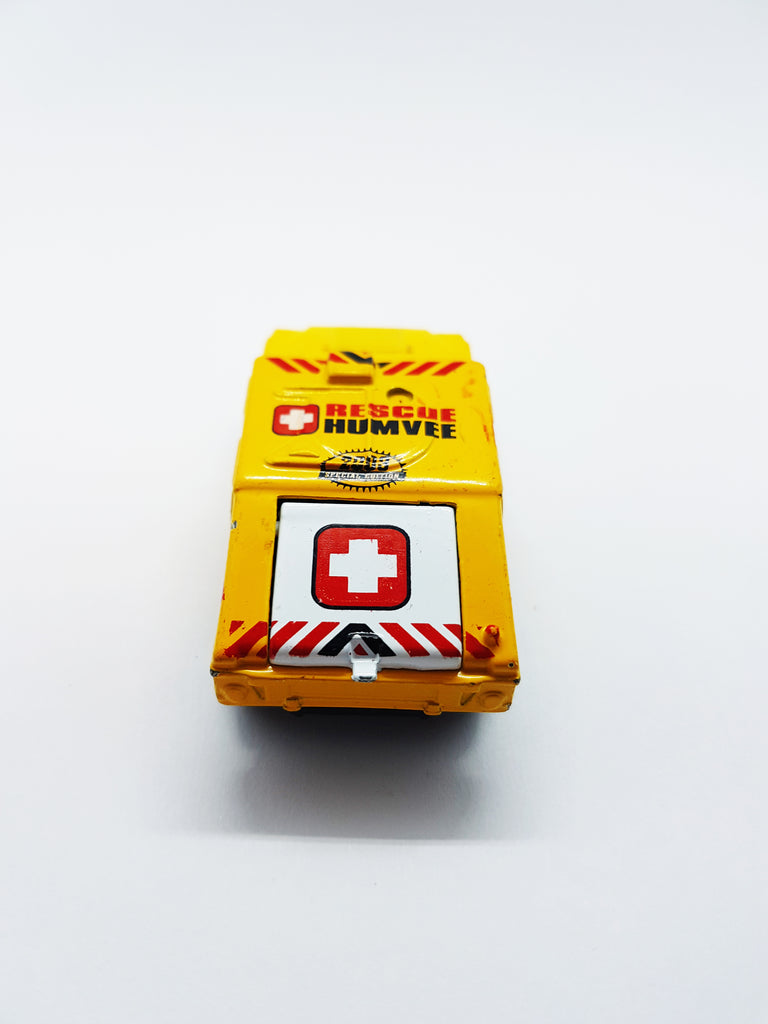1994 Yellow Matchbox Hummer Rescue Humvee| Mattel Special Edition Toy ...