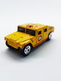 1994 Yellow Matchbox Hummer Rescue Humvee| Mattel Special Edition Toy Car - Vintage Radar