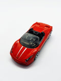 Hot Wheels Ferrari 458 Spider Collectible Toy | Rare 2012 Mattel Red Mens Gift - Vintage Radar