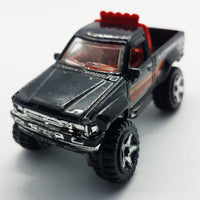 Black 1987 Hot Wheels Toyota Pickup Truck | Rare Collectible Car - Vintage Radar