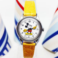 Lorus Mickey Mouse v515 6128 Watch | Disneyland Park Authentic Vintage Watch - Vintage Radar