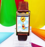Rare Winnie The Pooh Square Watch | Vintage Disney Watch by Timex - Vintage Radar