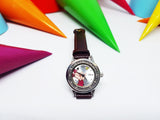 Piglet Disney by Seiko Tiny Vintage Watch | Winnie the Pooh Silver-Tone Character Watch - Vintage Radar