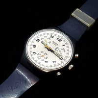 1990 SKATE BIKE SCB105 Chronograph Swatch Watch | Vintage Swiss Watch - Vintage Radar