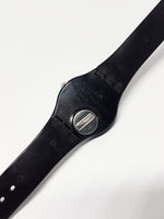 CODING GB172 1999 Vintage Swatch Watch | Black Swatch Watches - Vintage Radar