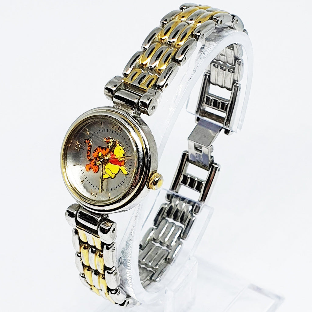 Vintage Seiko MU0204 Tigger and Pooh Watch | 90s Two Tone Disney