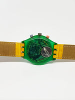 Sonido scl102 swatch reloj | Vintage de los 90 Chronograph swatch