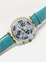 Greentic SCV100 Swatch montre | 1992 Vintage Swatch Chronograph