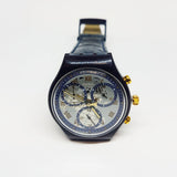 TIMELESS ZONE SCN104 Swatch Watch Chrono | 90s Swiss Chronograph