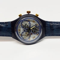 Zeitlose Zone SCN104 swatch Uhr Chrono | 90er Schweizer Chronograph