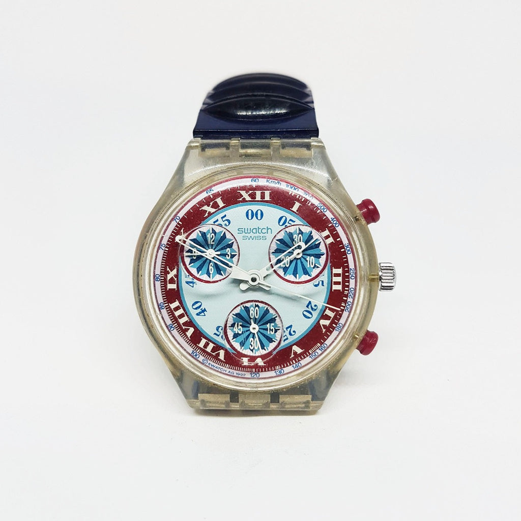WINDMILL SCK103 Swatch Watch Chronograph | 90s Chrono Watch – Vintage Radar