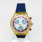 Moulin à vent SCK103 swatch montre | 1992 Vintage swatch Chronograph