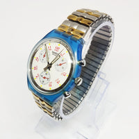 JFK SCN103 Swatch Chronograph Watch | 1991 Vintage Swiss Chrono