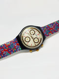 Premio SCB108 Swatch reloj Crono | Vintage de los 90 Swatch Relojes