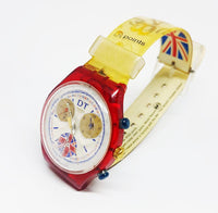 1996 DALEY THOMPSON SCZ105 Swatch Watch Chronograph Vintage