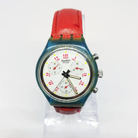1991 JFK SCN103 Vintage Swatch Chronograph montre | Swiss des années 90 montre