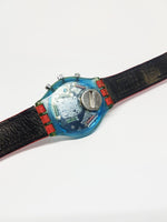 1991 JFK SCN103 Vintage Swatch Chronograph montre | Swiss des années 90 montre