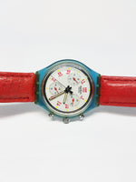 1991 JFK SCN103 Vintage Swatch Chronograph Guarda | Orologio svizzero degli anni '90