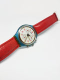 1991 JFK SCN103 Vintage Swatch Chronograph reloj | 90S suizo reloj