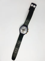 Zeitlose Zone SCN104 swatch Uhr | 1991 Vintage swatch Chronograph