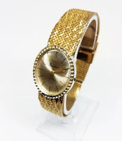 Gold-Tone Geneva Mechanical Watch For Women | Best Vintage Watches - Vintage Radar