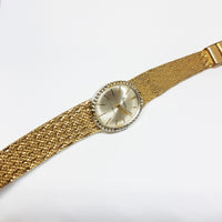 Gold-Tone Geneva Mechanical Watch For Women | Best Vintage Watches - Vintage Radar