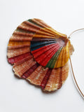 Handpainted Seashell Double-Layered Necklace - Vintage Radar