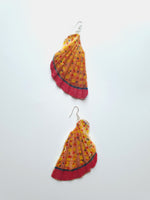 Mermaid Tale Earrings | Handpainted Seashells Earrings - Vintage Radar