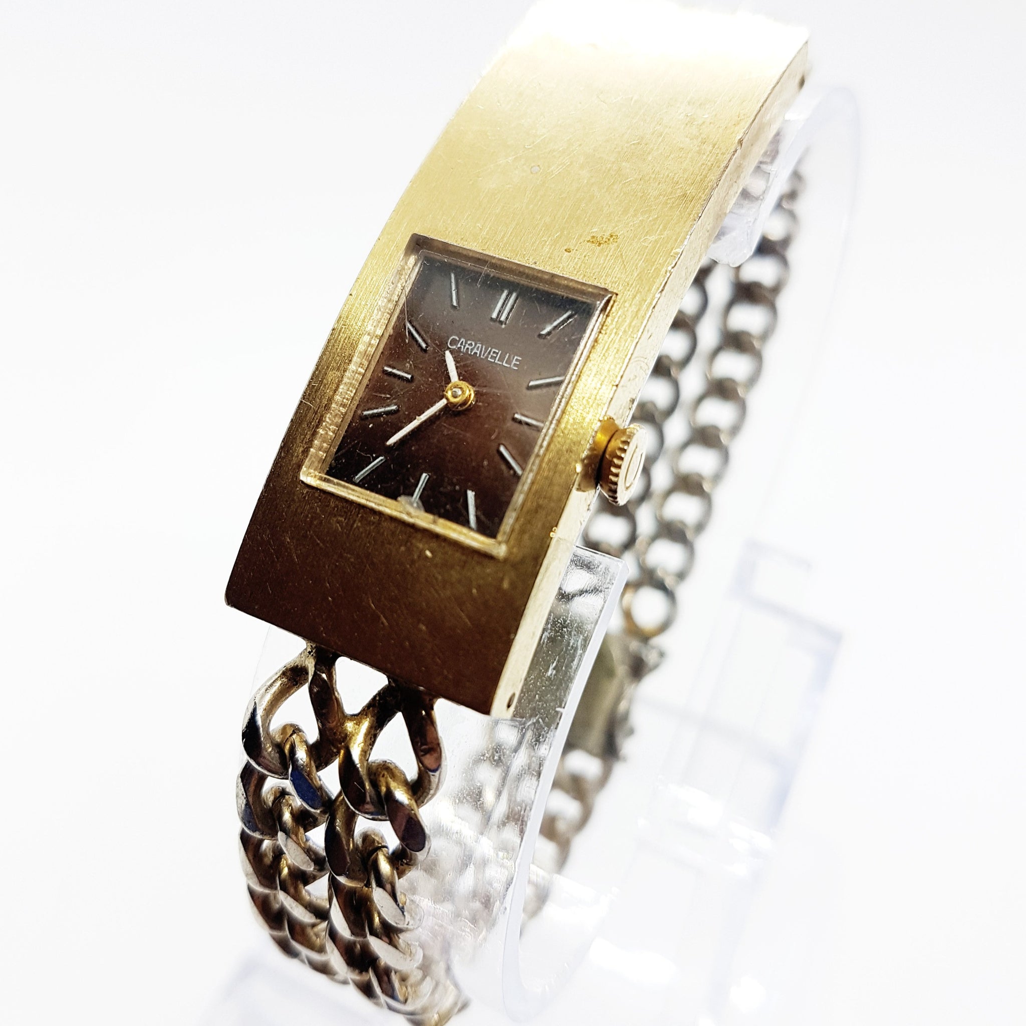 CARAVELLE by BULOVA  クォーツ腕時計 未使用品　A486 Caravelle by Bulova T6 Diamond Gold Tone Quartz Analog