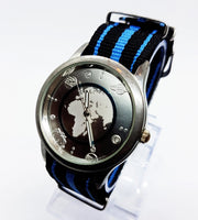 Modern Silver-Tone Men's Quartz Watch | Vintage Nato-Strap Watches - Vintage Radar