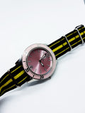 Pale Pink Nato Strap Quartz Watch For Women | Retro Ladies' Watch - Vintage Radar