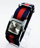Mebus Silver-Tone Quartz Watch | Best Nato Strap Watches - Vintage Radar