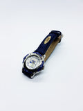 Silver And Blue Vintage Nike Watch | Quartz Watches For Men - Vintage Radar